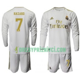 Fotbalový Komplet Real Madrid Hazard 7 Dětské Domácí 2019-2020 Dlouhý Rukáv (+ trenýrky)